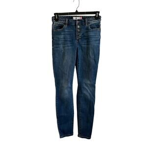 Cabi Button‎ Fly Skinny Jeans Dark Wash - Size 4